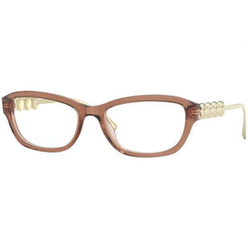Versace VE3279 - 5325 Eyeglasses Transparent Brown 52mm