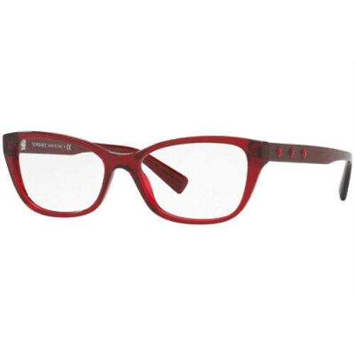 Versace VE3249 - 388 Eyeglasses Transparent Red 52mm