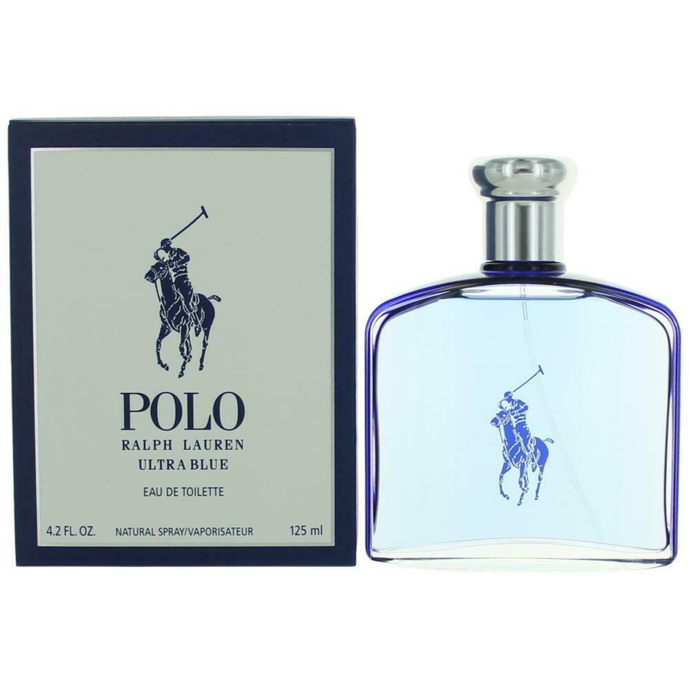 Polo Ultra Blue Cologne Perfume Ralph Lauren 4.2 oz 125 ml Edt Spray Men