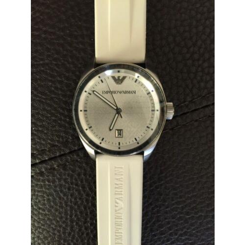 armani rubber strap