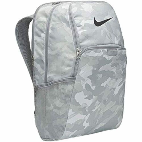Nike Brasilia 9.0 Printed Training Backpack BA6216 Light Smoke Grey/metallic