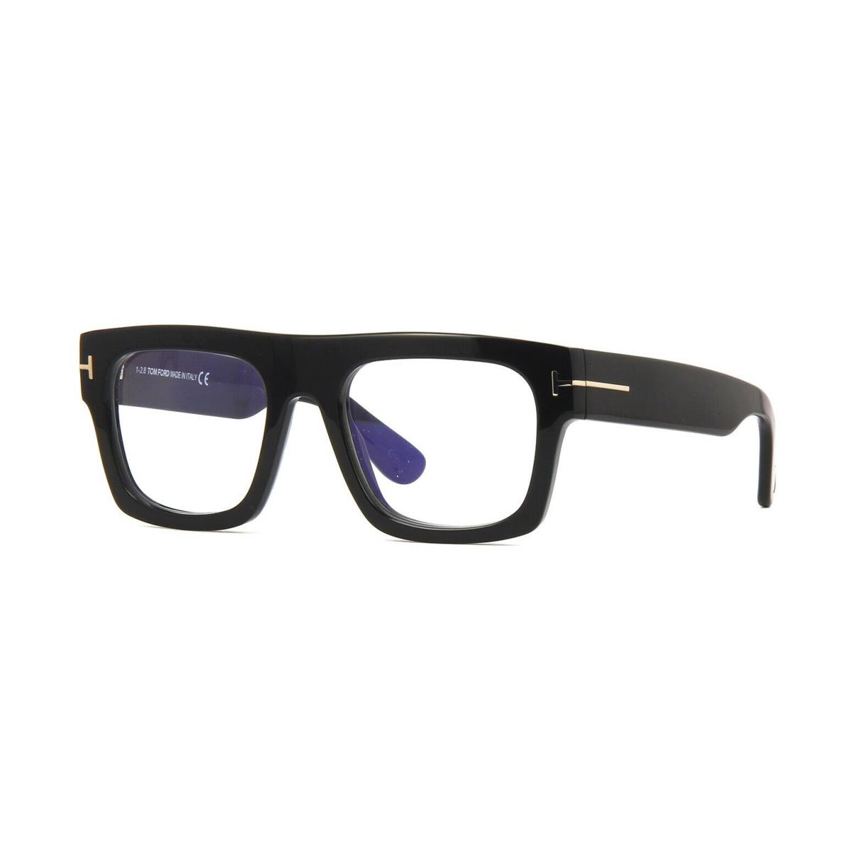 Tom Ford Fausto FT 5634-B Blue Block Black 001 Eyeglasses