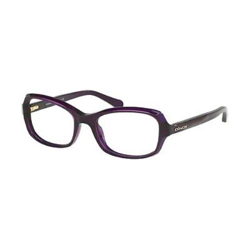 Coach HC6097-5249 Eyeglasses Deep Purple 52 mm