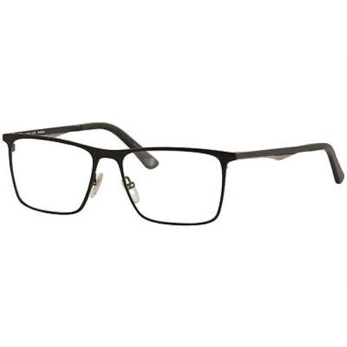 Police Eyeglasses Blackbird-TI-3 VPL685 VPL/685 0531 Black Optical Frame 55mm