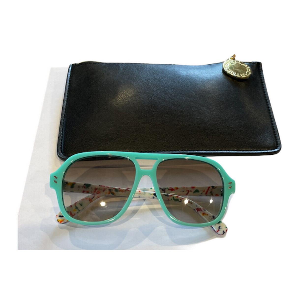 Stella Mccartney Turquose Splatter Paint Sunglasses Orig