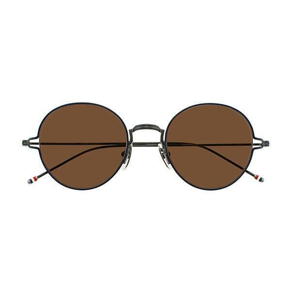 Thom Browne TBS915-50-03 Navy/black Frame Brown Tint Lense Sunglasses