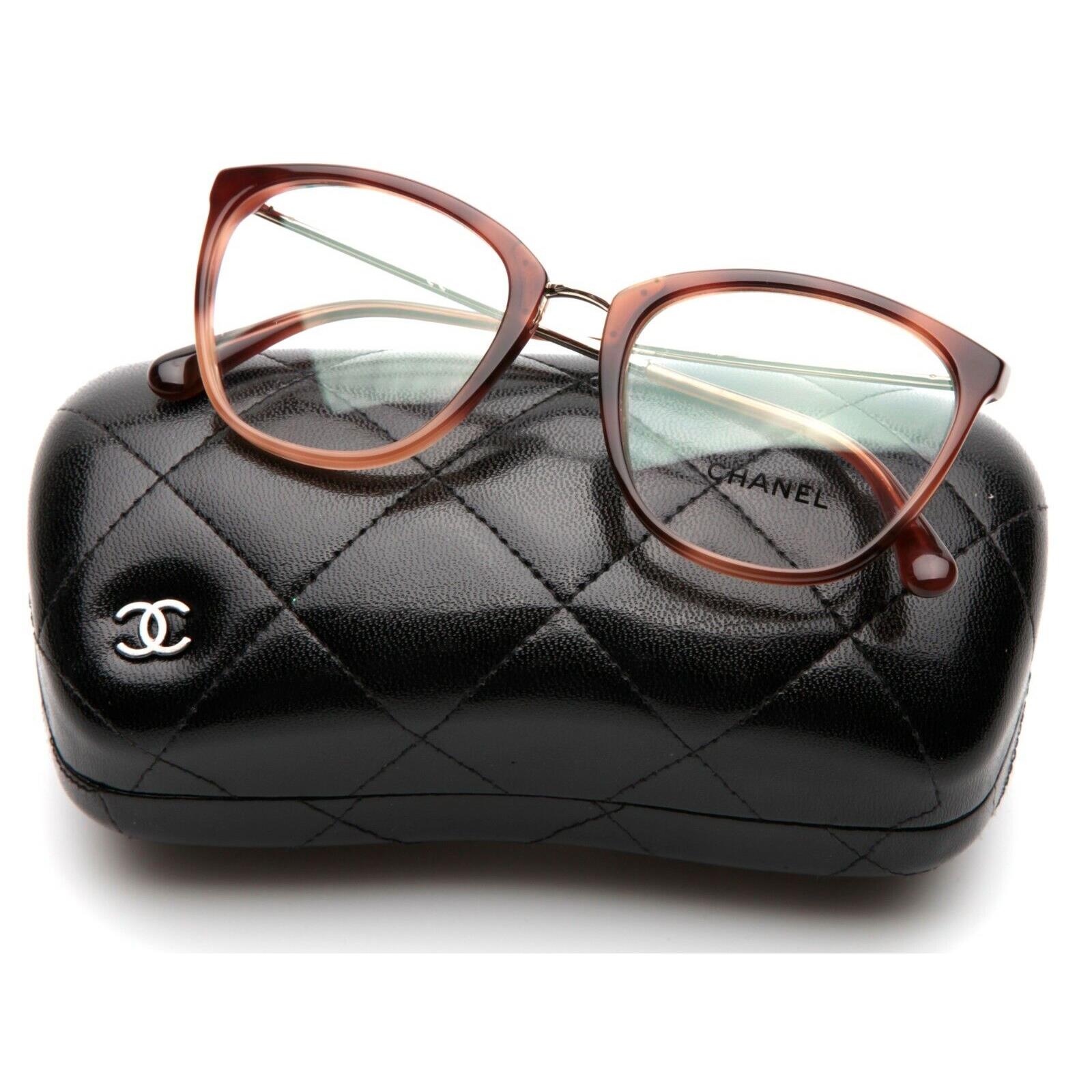 Chanel 3381 c.1575 Brown Eyeglasses Glasses Frame 52-19-140 B44mm Italy
