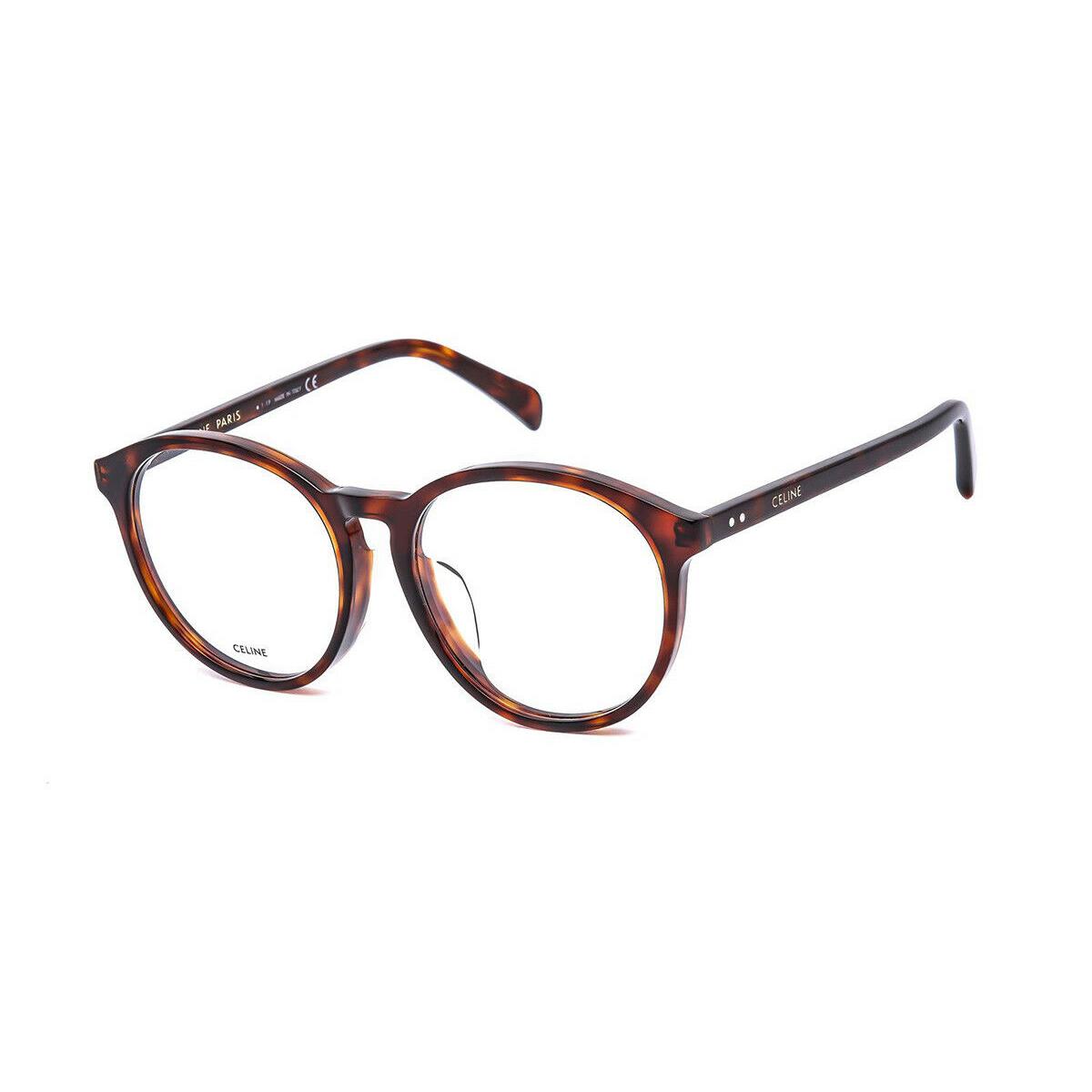 Celine CL50028F 054 Red Havana Frame Lens Eyeglasses