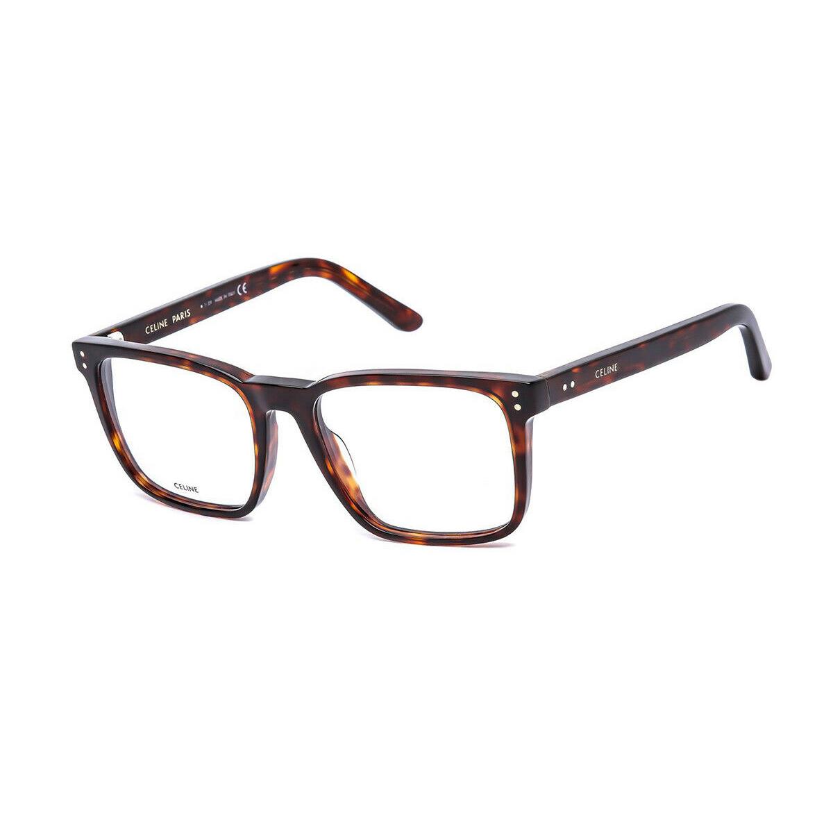 Celine CL50030I 054 Brown Havana Frame Lens Eyeglasses