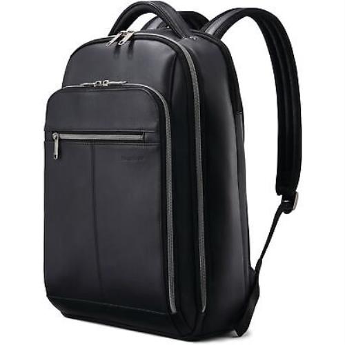 Samsonite 126037-1041 Backpack Leather Blk sml1260371041