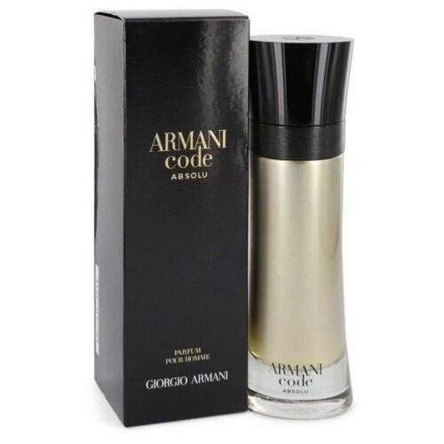 Armani Code Absolu Eau De Parfum Spray 3.7 oz Cologne Fragrance Men