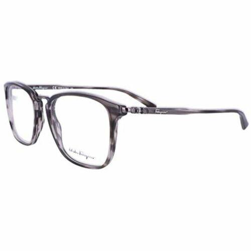 Salvatore Ferragamo SF2822 003 Striped Grey Eyeglasses 52mm with SF Case