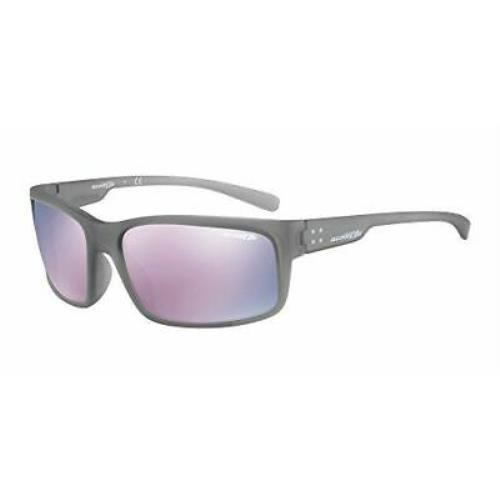 Arnette Men`s AN4242 Fastball 2.0 Rectangular Sunglasses Matte Transparent Grey