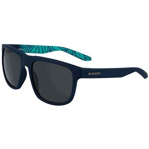 Dragon DR Sesh LL 419 Matte Navy Sunglasses with Grey Smoke Luma Lenses