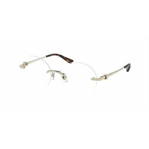 Tory Burch Rx TY1059-3265 Eyeglasses Shiny Light Gold Metal 52mm