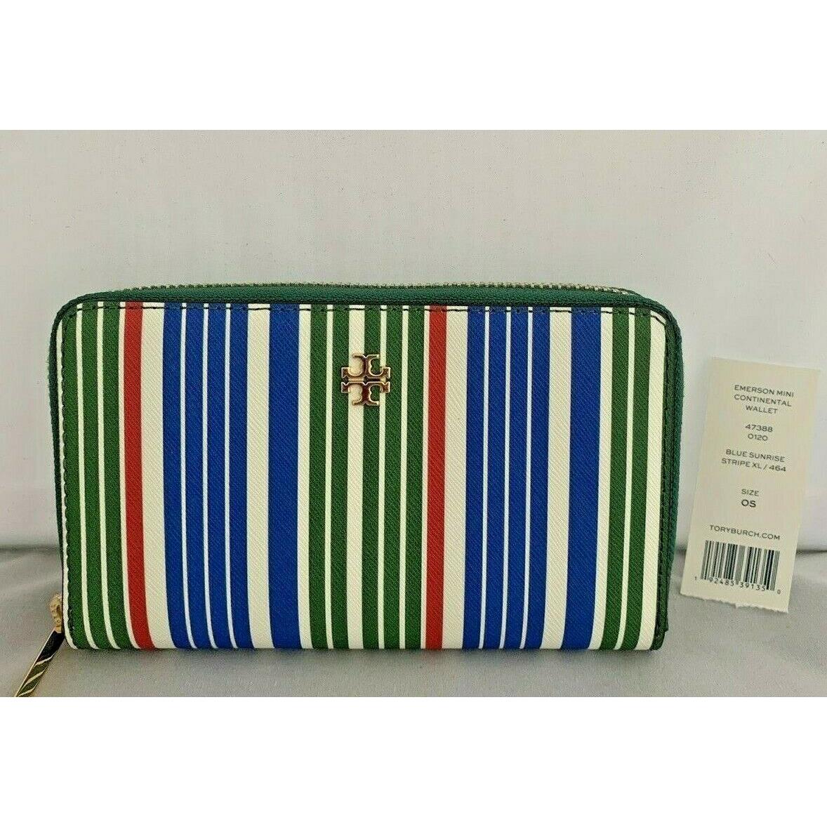 tory burch wallet blue