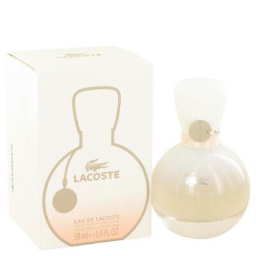 Eau De Lacoste by Lacoste 1.6 oz 50 ml Edp Spray Perfume For Women