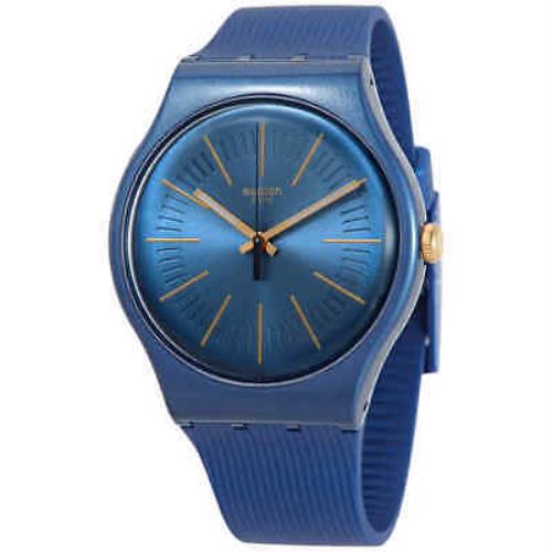 Swatch Cyderalblue Quartz Blue Dial Unisex Watch SUON143