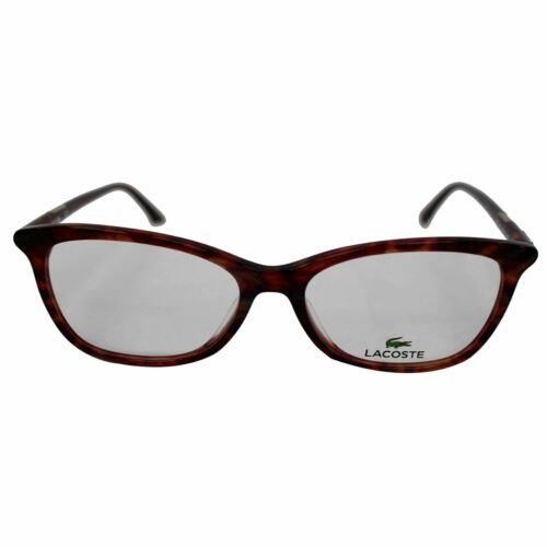 Lacoste L2791 615 54 Women Red Striped Frame Eyeglasses Demo Lens
