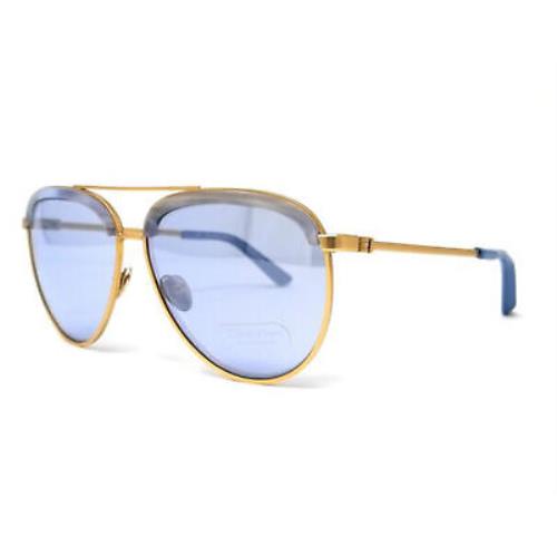 Calvin Klein CK8048S-714-6012 Gold Sunglasses