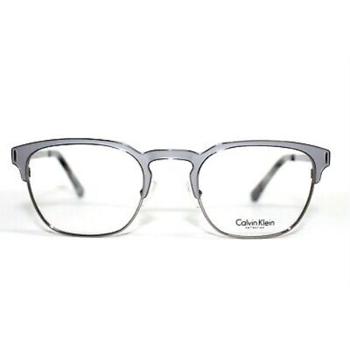 Calvin Klein CK8012 016 Grey Silver Eyeglasses RX 49-21-140