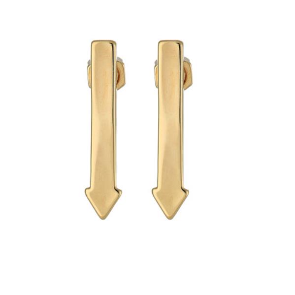 Marc By Marc Jacobs This Way Women`s Gold Earring 1812