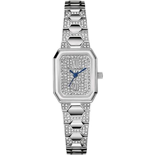 Wittnauer WN4053 Ladies Stainless Steel Watch with a 228 Hand Set Crystal Dial