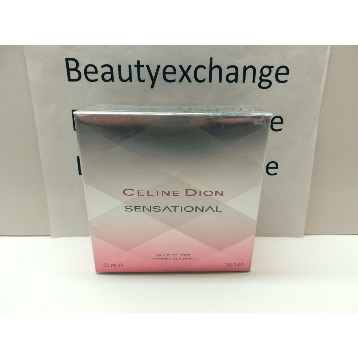 Celine Dion Sensational Coty Perfume Eau De Toilette Spray 3.4 oz Box
