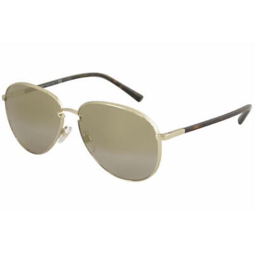 Valentino Women`s VA2021 VA/2021 3003/7I Light Gold Pilot Sunglasses 59mm