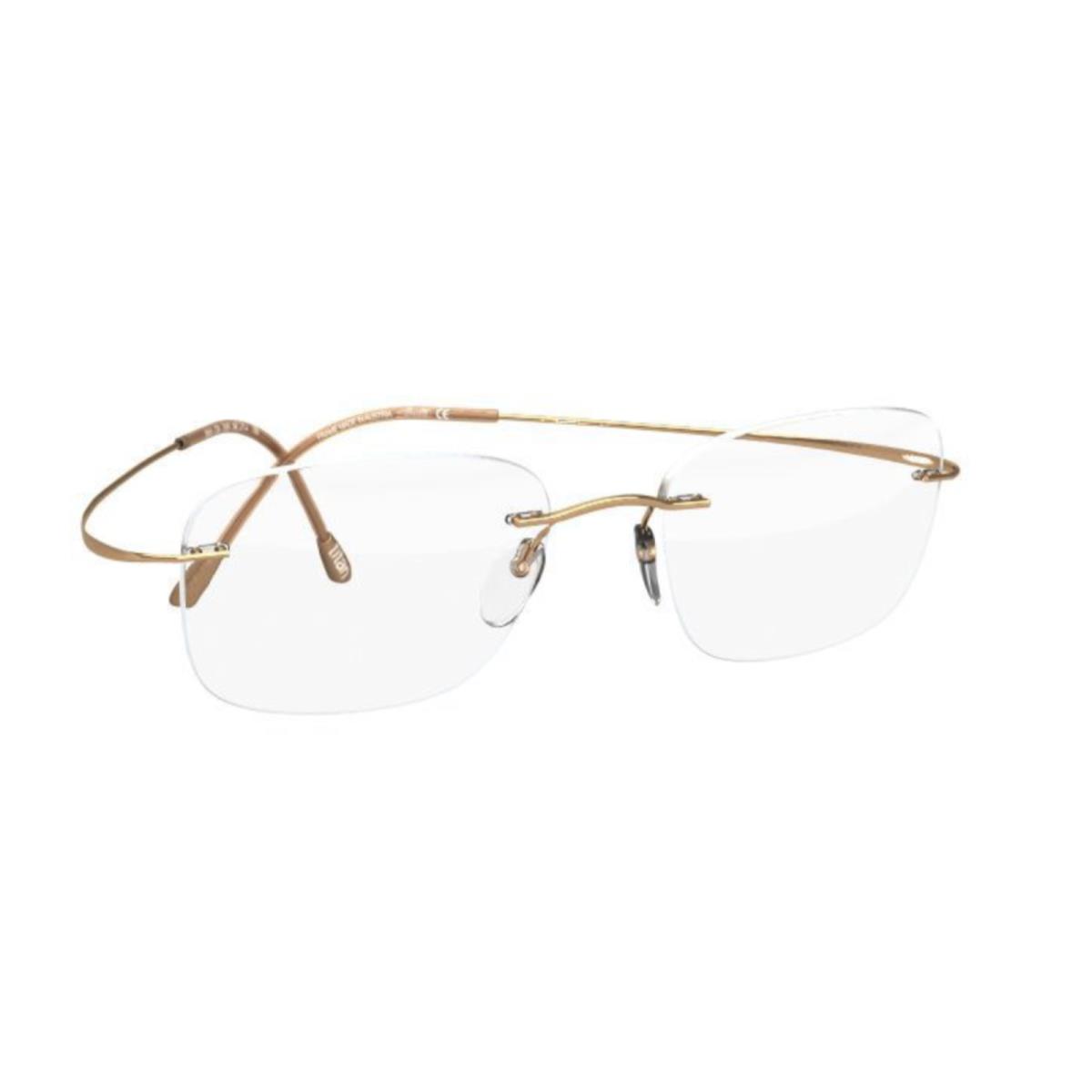 Silhouette Rimless Eyeglasses Titan Minimal Art Must 5515 CR 7530 54 Gold Frames