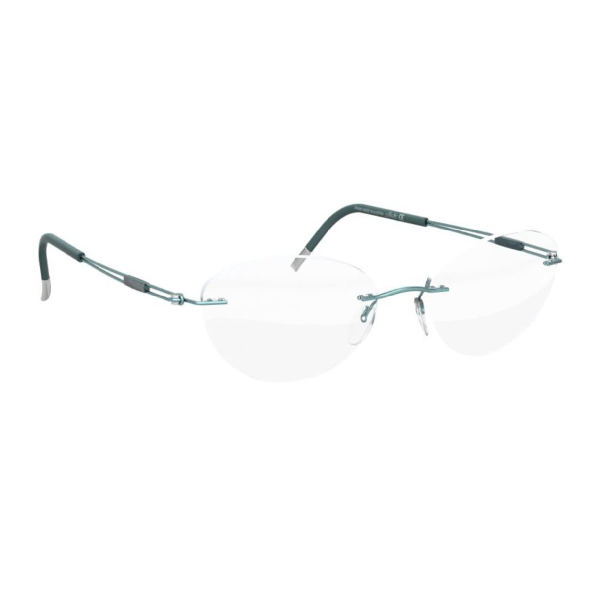 Silhouette Eyeglasses 5521 FB 5040 52 Titan Next Generation Teal Titanium Frames