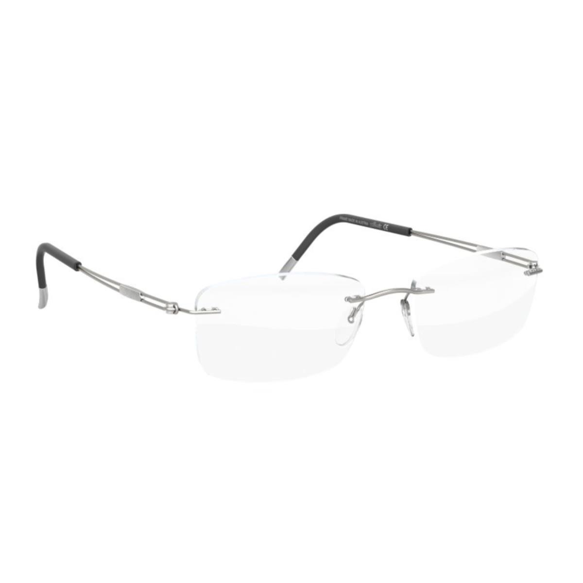 Silhouette Eyeglasses 5521 EW 7010 Titan Next Generation Silver Titanium Frames