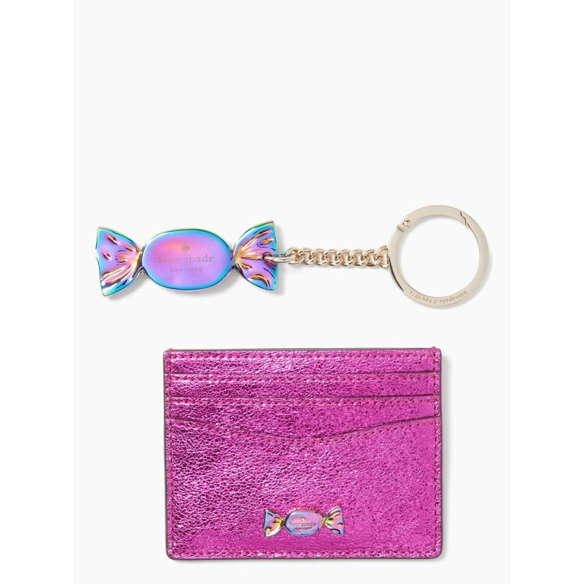 Kate Spade Candy Shop Boxed Candy Set Card Case Keychain