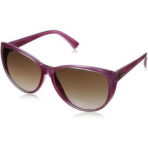 Vonzipper Women`s Up-do Round Cat Eye Sunglasses - Pink Frame/gradient Lens