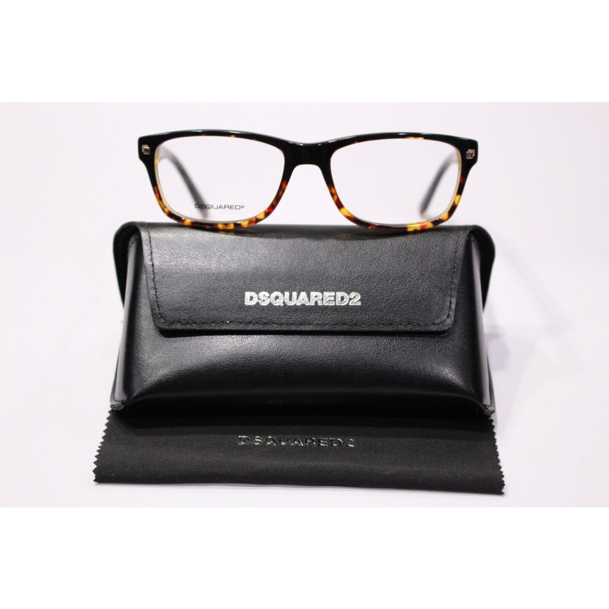 Dsquared2 Eyeglasses DQ5113 05A Light Havana-black 54mm