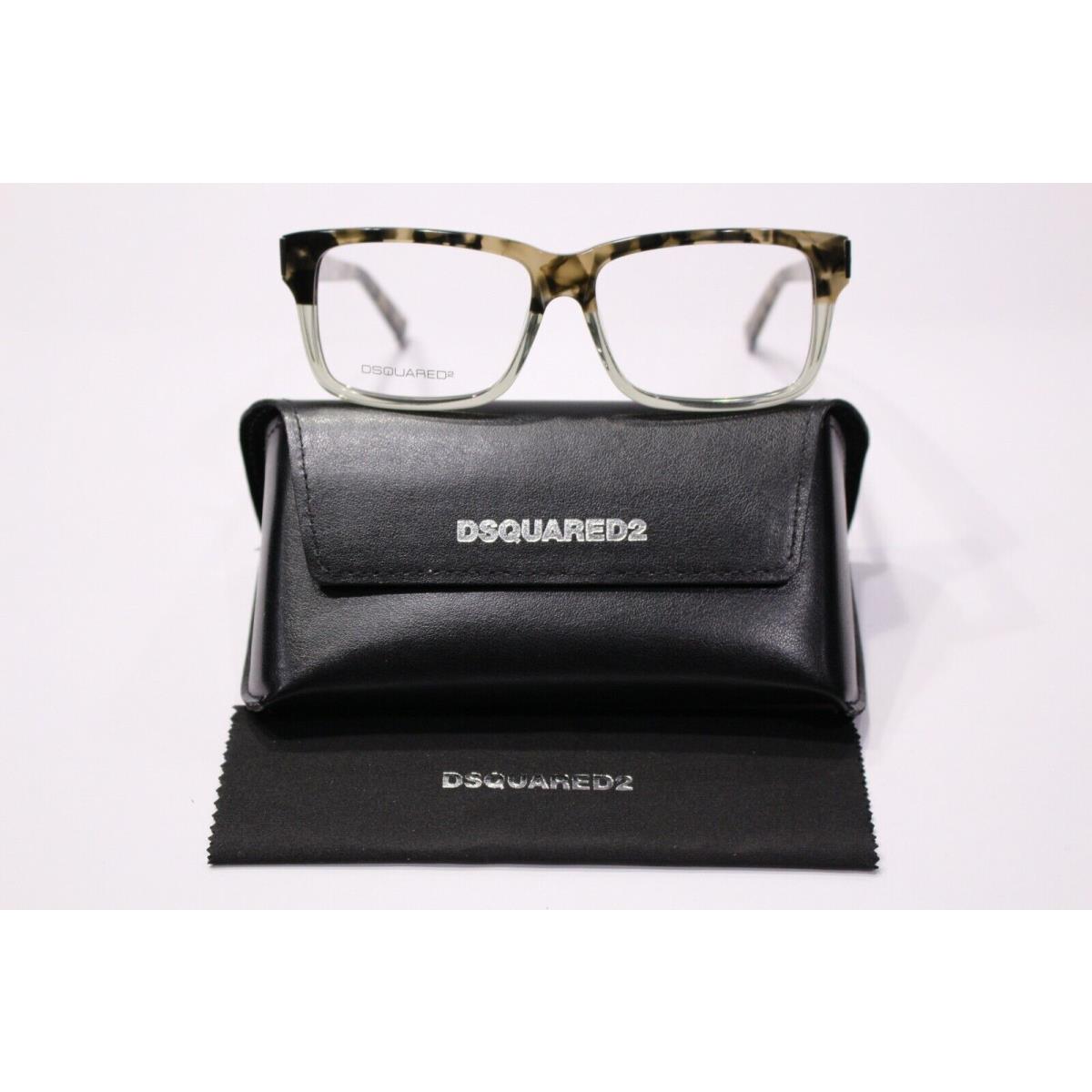 Dsquared2 Eyeglasses DQ5076 56A Green Havana 53mm