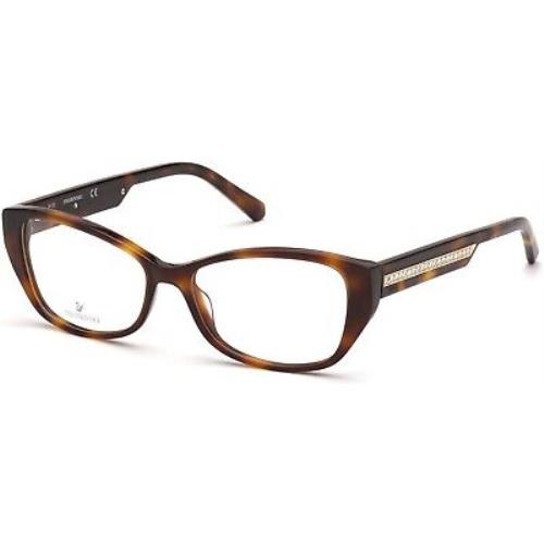 Swarovski SK 5391 SK5391 Dark Havana 052 Eyeglasses