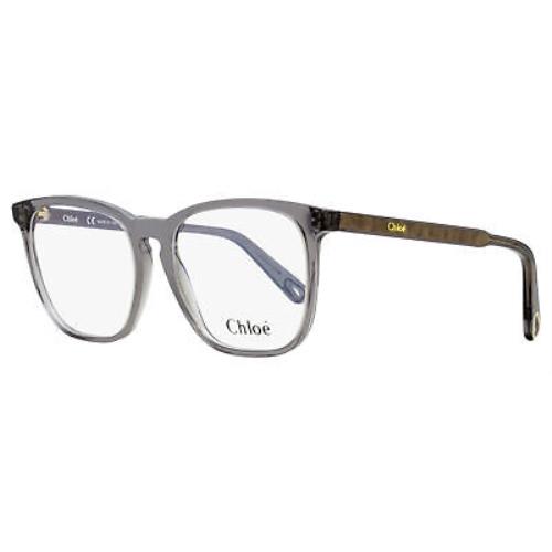 Chloé Chloe Square Eyeglasses CE2740 035 Transparent Gray 53mm 2740