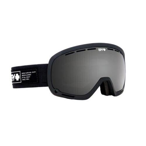Spy Optics Marshall Night Rider Goggles Matte Black HD Plus Bronze w/ Silver