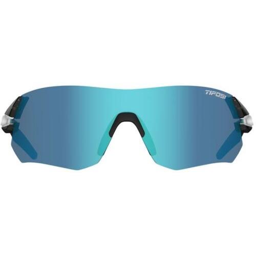 Tifosi Tsali Sport Cycling Sunglasses Interchangeable Lenses Crystal Smoke/White - Clarion Blue, AC Red, Clear
