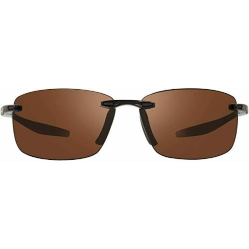 Revo Polarized Sunglasses Descend N Black Frame Golf Lens