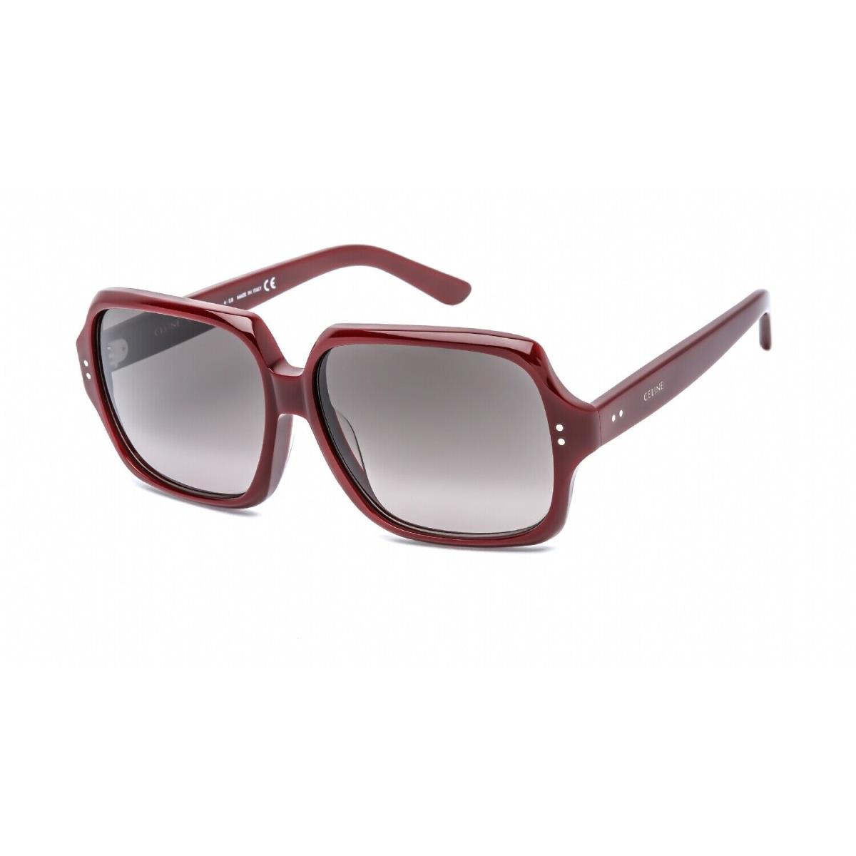 Celine CL40074I-69F Burgundy / Grey Gradient Sunglasses