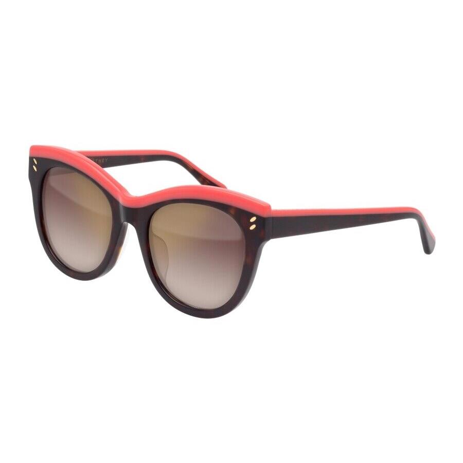Stella Mccartney SC0021 Tortoise Rosa Frame / Brown Grey Gradient Sunglasses