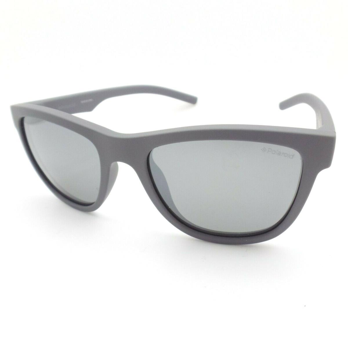 Authentic Polaroid 6066/S 079D/M9 Silver Black/Gray Polarized Sunglasses 
