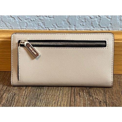 staci colorblock large slim bifold wallet