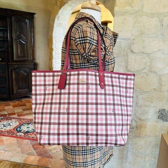 coach gingham purse