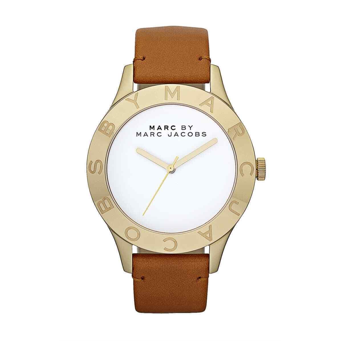 Marc by Marc Jacobs Large Blade Leather Strap 40mm Watch 3349