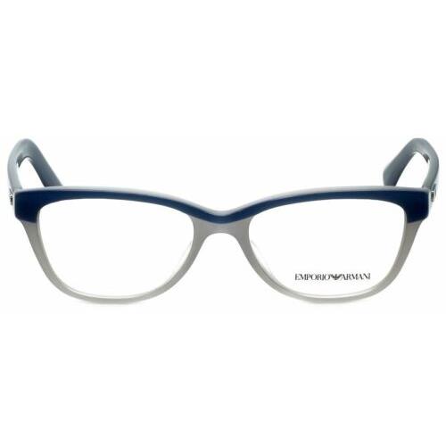 Emporio Armani Designer Reading Glasses EA3015-5109-53 in Dust Blue 53mm