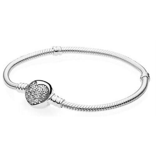Pandora Sparkling Heart Bracelet - 590743CZ-19