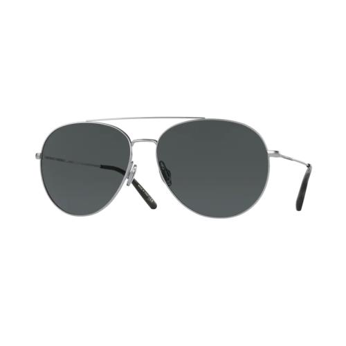 Oliver Peoples 0OV 1286S Airdale 5036P2 Silver Polarized Sunglasses